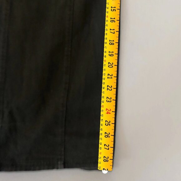 Forever 21 Army Green Wide Leg Jeans Size 25 - Picture 8 of 10